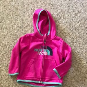 North face baby zip up